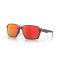 Oakley Parley Sonnenbrille Matte Carbon Prizm Ruby