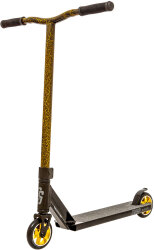 Crisp Blaster Stunt Scooter Black Gold Cracking