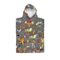 Ocean & Earth Toddlers Irvine Hooded Poncho Grey