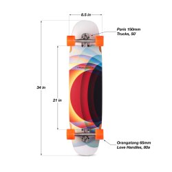 Loaded Chinchiller Longboard Komplettboard