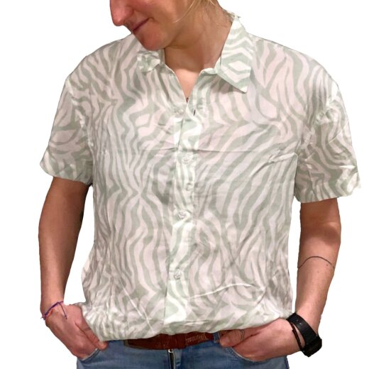 Zealous Party Shirt Sage Zebra