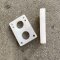 Sunrise Shockpads 1/2" clear white (Paar)