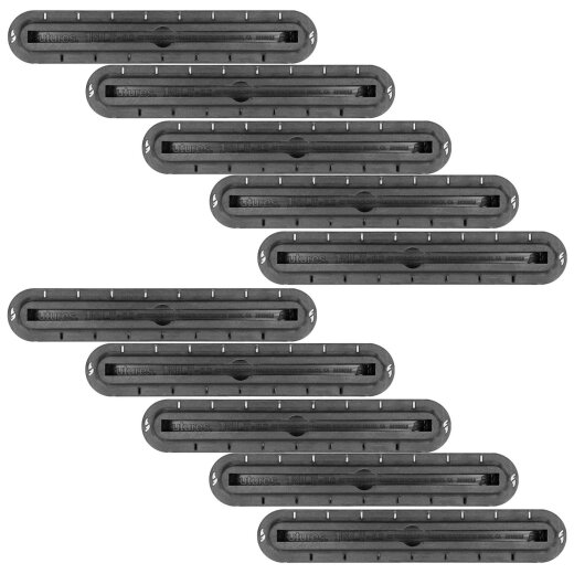 FUTURES Finbox Longboard 8 Inch Schwarz 10 Stück