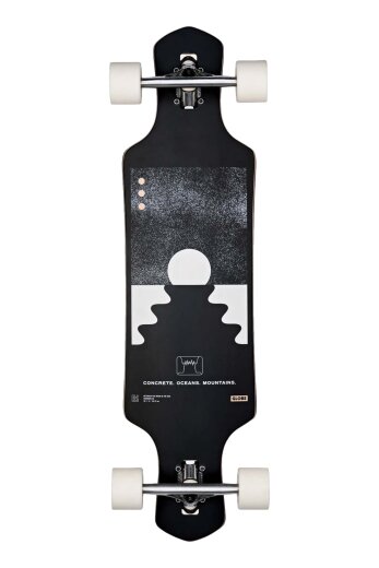Globe Geminon 35" Longboard Komplettboard Tidal Force Black