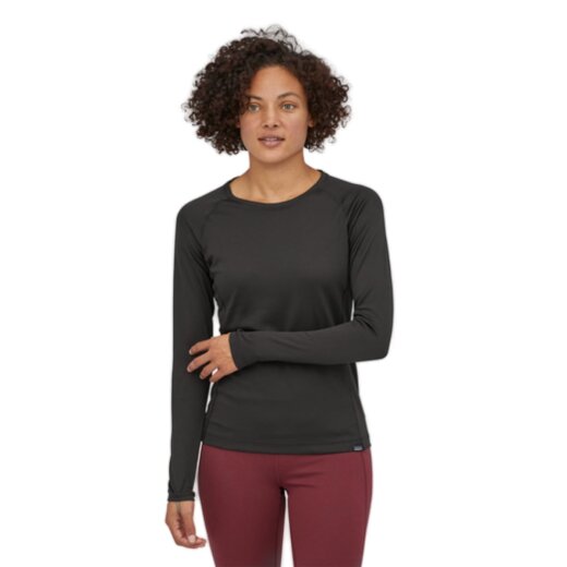 Patagonia Ws Capilene Baselayer Midweight Crew Black M