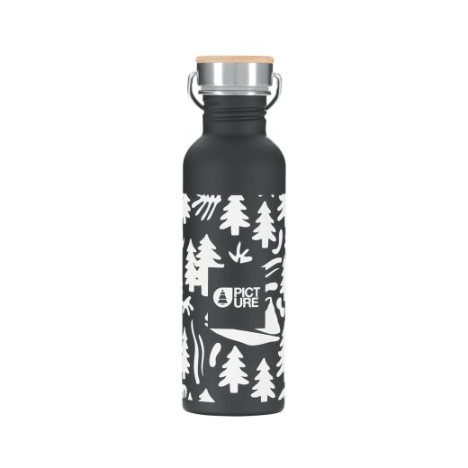 Picture Hampton Bottle Edelstahl Trinkflasche Black