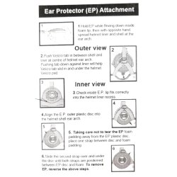 GATH Helm Ear Pocket Set für SFC Convertible+Gedi