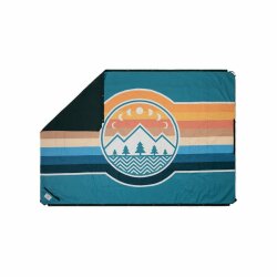 Voited Picnic & Beach Towel Blanket Camp Vibes Blue...