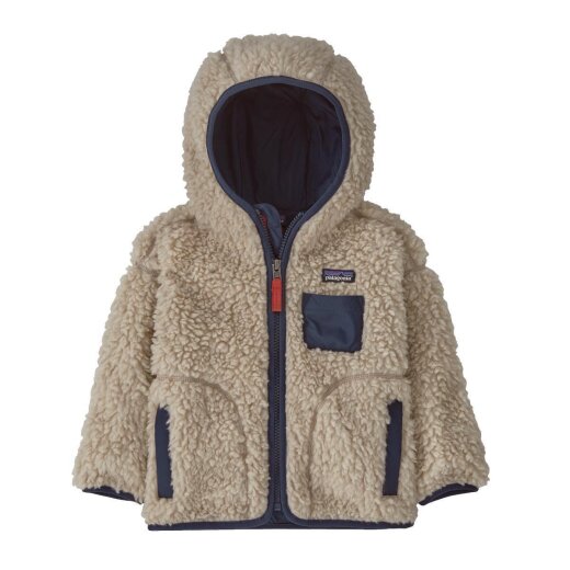 Patagonia Baby Retro-X Hoody Natural white/ New Navy
