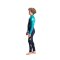 C-Skins Legend 5:4:3 Junior GBS Back Zip Steamer Slate Ocean Teal/Aurora Yellow