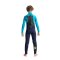 C-Skins Legend 5:4:3 Junior GBS Back Zip Steamer Slate Ocean Teal/Aurora Yellow