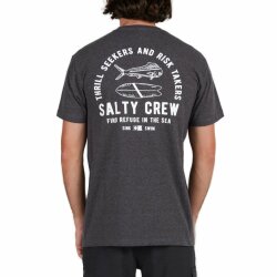 Salty Crew Lateral Linen Standart S/S Tee Charcoal Heather