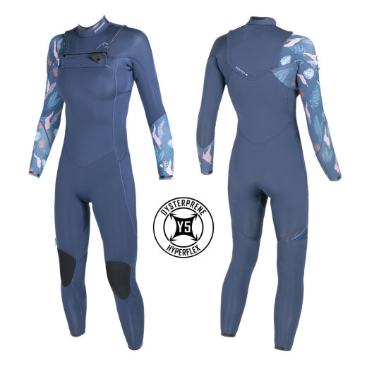 Soöruz Divine 5/4/3 Oysterprene FZ Frauen Neoprenanzug Navy