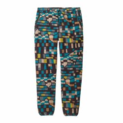 Patagonia Ms Synch Pants Fitz Roy Patchwork Belay Blue
