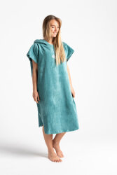 Robie Original  Short Sleeve Poncho Oil Blue Medium