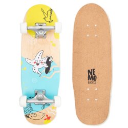 Nemo Boards, Corkgrip Kids Skateboard Mari, Oceano - 24.75
