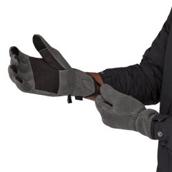 Patagonia Synchilla Fleece Gloves Forge Grey