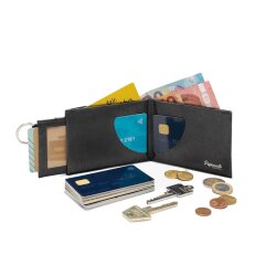 Paprcuts Portemonnaie RFID Pro Secure Just Black