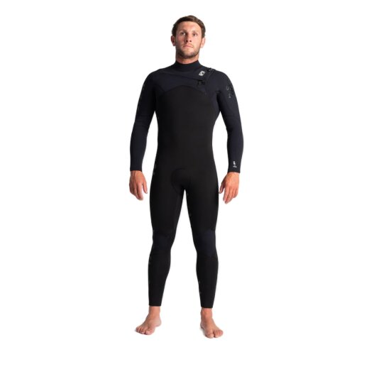 C-Skins Session 5/4 Frontzip Neoprenanzug Black/Black Diamond White