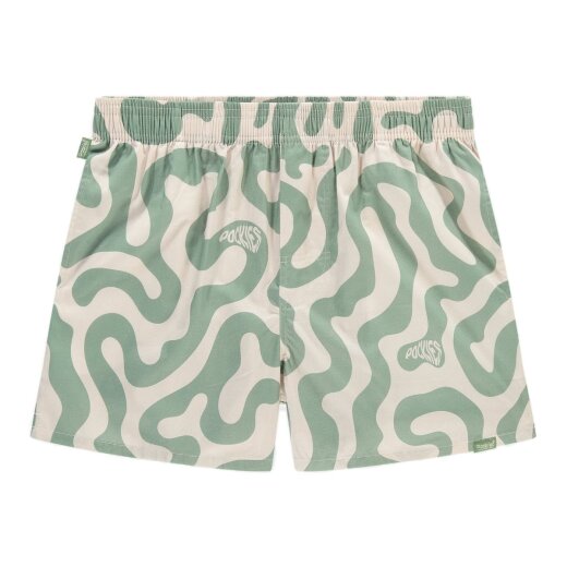 Pockies Boxershorts Green Swirls