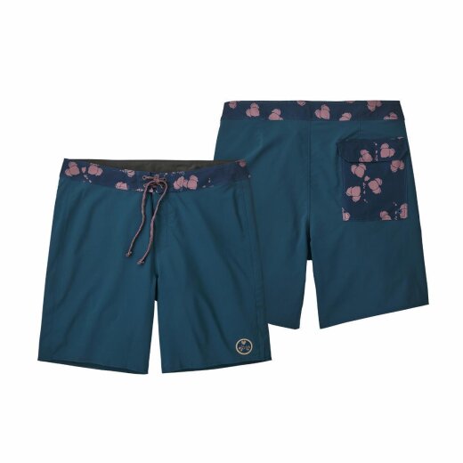 Patagonia M´s Hydropeak Scallop Boardshorts 18" Gerry Island Tidepool Blue