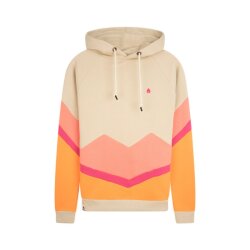 Noorlys Hoodie BEEVERN Smoke gray Shell Pink Rapsberry...