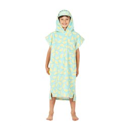 After Essentials Kids Poncho Lemon