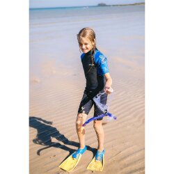 C-Skins Element 3/2 mm Junior Unisex Shorty Neoprenanzug Slate Cyan Multi JL (10)