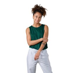 Klitmoller Collective Dee Tank Top Moss Green M
