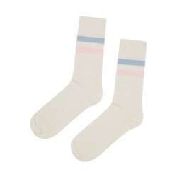 KLitmoller Collective Retro Cotton Socks Cream Light blue...