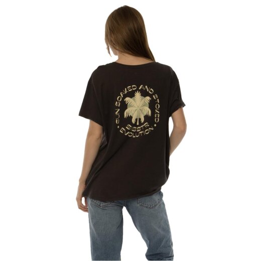 Sisstrevolution T-Shirt Sun Soaked SS Knit Tee Charcoal