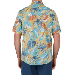 Salty Crew Large Kine S/S Woven Hemd Seaweed