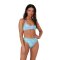 Salty Crew Tandem Reversible Bikini Aqua