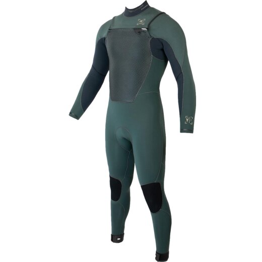 Soöruz Guru Wind Frontzip Oysterprene 4/3 Fullsuit Army