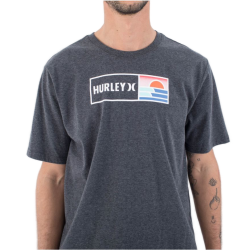 Hurley Men T-Shirt EVD Box Waves