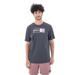 Hurley Men T-Shirt EVD Box Waves L