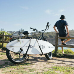 FCS Push Bike Rack Seat Mount Fahrradträger Surfboard