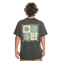 Quiksilver Peace Phase SS Tee Tarmac