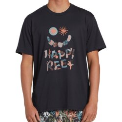 Billabong Coral Gardeners Happy Reef Shirt Washed Black