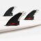 FCS 2 Accelerator Performance Core Carbon + AirCore Tri Fin Set (M)