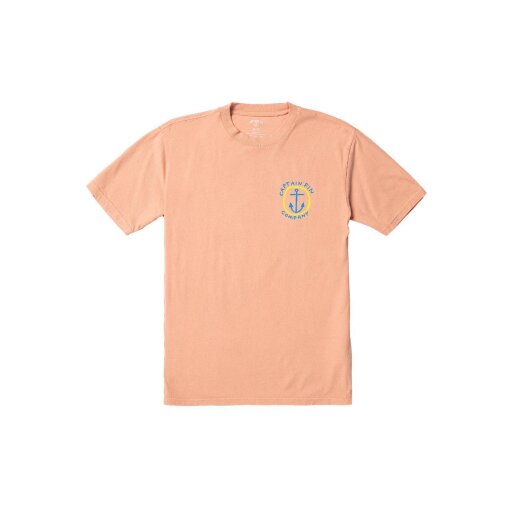 Captain Fin T-Shirt Fun S/S Tee Clay Orange