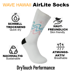 Wave Hawaii AirLite Socks D7