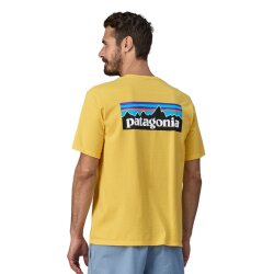 Patagonia Ms P-6 Logo Responsibili-Tee Surfboard Milled...