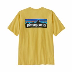 Patagonia Ms P-6 Logo Responsibili-Tee Surfboard Milled Yellow