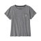 Patagonia Ws Climb Bloom Pocket Responsibili-Tee Gravel Heather