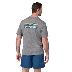 Patagonia Ms Cap Cool Daily Graphic Shirt Waters Boardshort Logo Abalone Blue Feather Grey