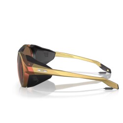 Oakley Clifden Matte Black Gold Colorshift Sonnenbrille Prizm Bronze