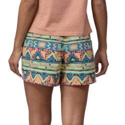 Patagonia Ws Baggies Short-High Hopes Geo: Salamander Green