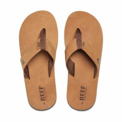 Reef Zehentrenner Leather Smoothy Bronze Brown