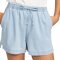 Roxy Lekeitio Break Mid Denim Shorts Light Blue